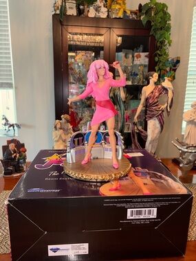 Jem & The Holograms Pink Pop Diva Figurine - Pink Dress & Hair